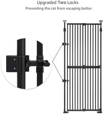 unipaws 75" High Extra Tall Cat Safety Gate - Image 5