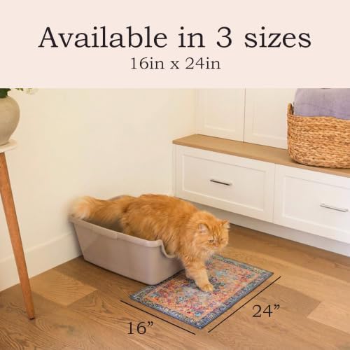 Lovewag Cat Litter Mat, Litter Box Mat, Sage Forest, 2 Pack - Image 2