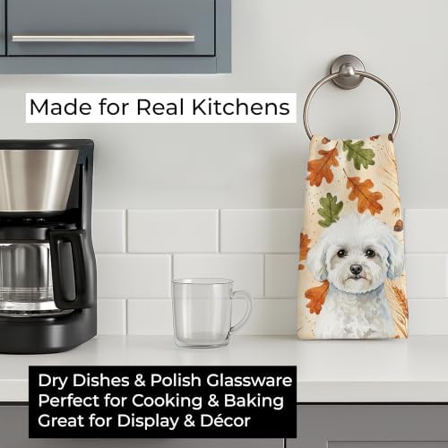 Caroline's Treasures Bichon Frise Dogs Kitchen Towel 15x25 in - Image 3