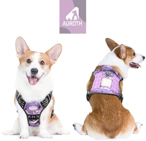 AUROTH Tactical Dog Harness Medium Sized Dog No Pull Adjustable Dog Vest - Image 2
