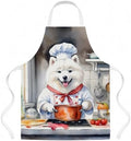 Caroline's Treasures Samoyed The Chef Apron Cooking Kitchen Server Baking by CarolinesTreasures