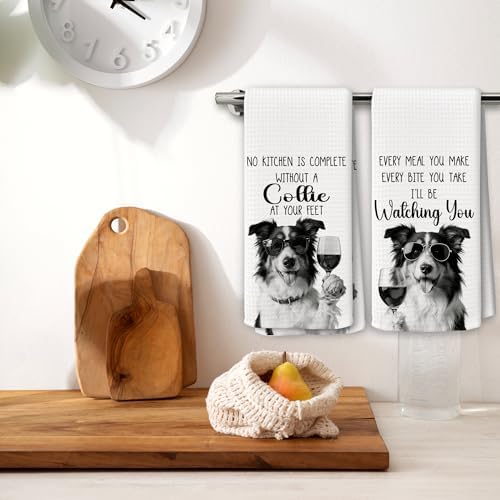 Dog Kitchen Towels Decor Set of 2 - Image 2
