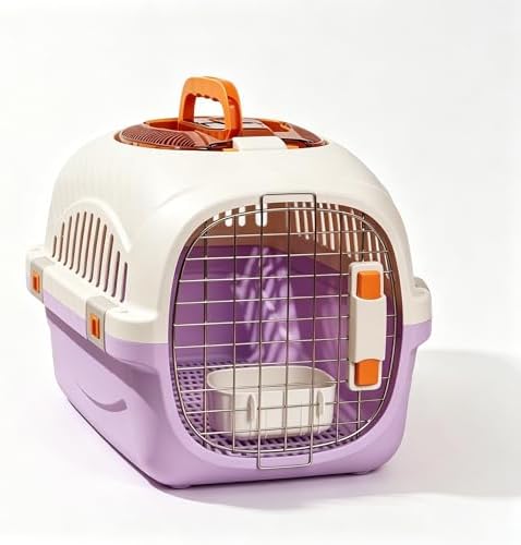 Cat Carrier Airline Approved, Portable Pet Travel Crate - Image 2