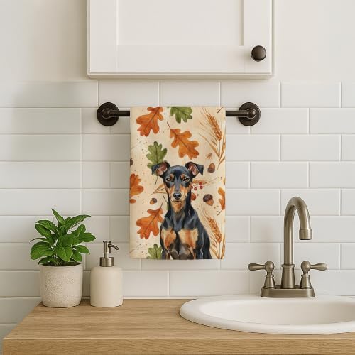 Caroline's Treasures Manchester Terrier Dogs Kitchen Towel 15x25 in - Image 2