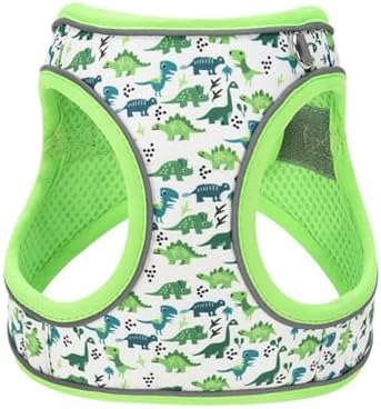 Step in Dog Harness No Pull Dinosaur Adjustable Soft Mesh Harness - Image 2