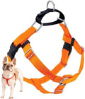 2 Hounds Design Freedom No Pull Dog Harness, 5/8 inch MD, Neon Orange by 2HoundsDesign