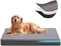 Orthopedic Memory Foam Dog Bed for Large Dogs, Cooling Gel Dog Crate Mat by URGVANZPET