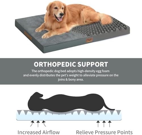 Waterproof Orthopedic Dog Crate Bed - Image 4