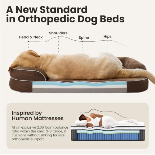 LE SURE RealOrtho™ XL 3-Layer Orthopedic Dog Beds Large Sized Dog - Image 4
