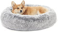Bedfolks Calming Fluffy Donut Dog Bed by Bedfolks