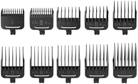 Oneisall 676 10Pcs Attachment Guide Comb Guards, Only Fits Dog Clippers-ASIN: by oneisall