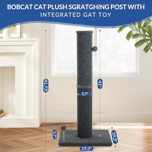 Cat Craft 41" Cat Scratching Post, Dark Gray - Image 6