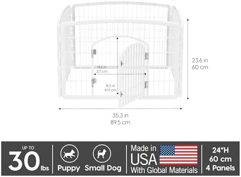 IRIS USA 4-Panel Dog Playpen - Image 2