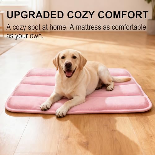 pobopobo Dog Crate Pad, Ultra Soft & Anti-Slip Kennel Mat, Secure Fit - Image 2