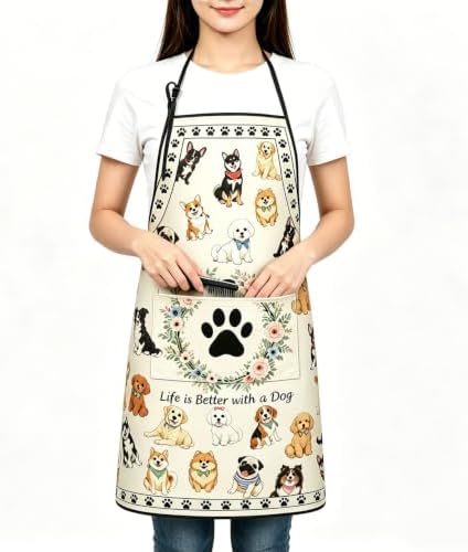 Waterproof Dog Grooming Apron, Adjustable Adult Grooming Smock - Image 5