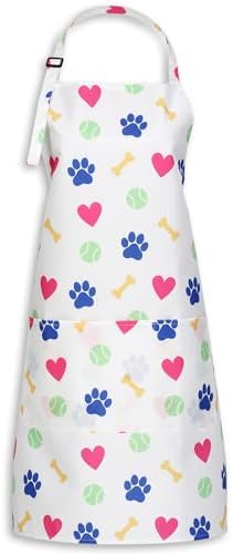Plum Hill Waterproof Dog Grooming Apron, Groomer Apparel, Pet Washing Smocks - Image 2