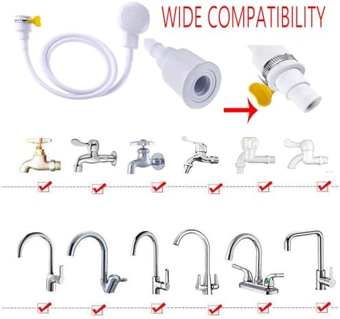 Sink Spray Rubber Hose, Sink Hose Attachment - Image 4