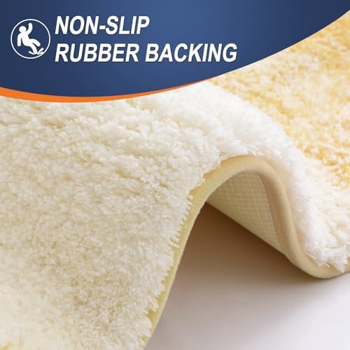 OLANLY Small Bathroom Rugs 24x16, Extra Soft Absorbent Microfiber Bath Rugs - Image 4