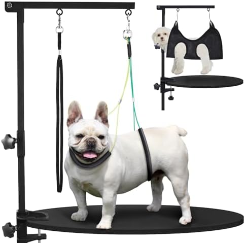 Dog Grooming Table Arm, 35-Inch Adjustable Clamp by SUNMCCN