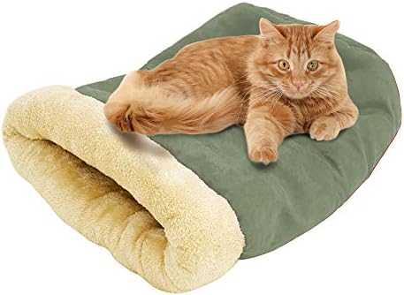 4 in 1 Self Warming Burrow Cat Bed Hideway Sleeping Cuddle Cave - Image 5
