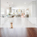 Reinforced 42" Tall Baby Gate 96" Wide Retractable Dog Gate Indoor/Outdoor by BabyPetSafetyGate