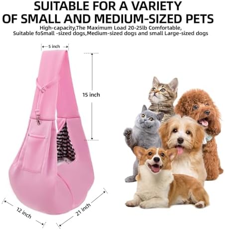 ARZQUT Dog and Cats Carrier Sling, Small Pet Carrier - Image 5