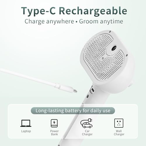 3-in-1 Self-Cleaning Shedding Steam Brush - Image 6