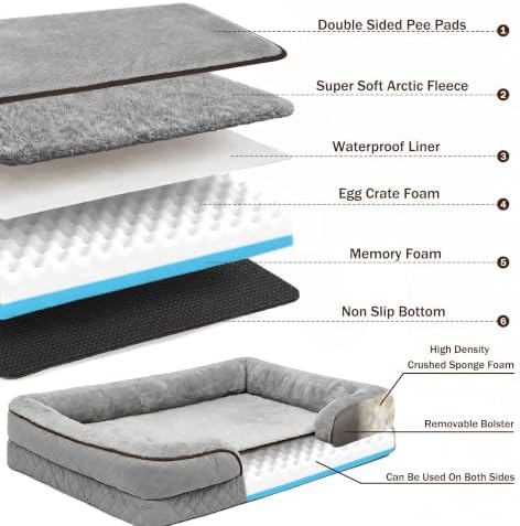 Orthopedic Memory Foam Dog Bed - Image 3