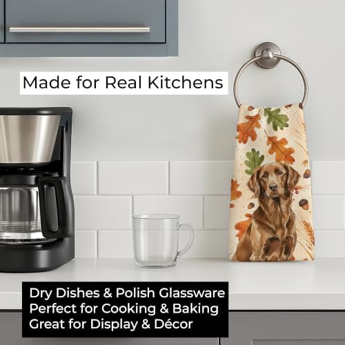 Caroline's Treasures Flat-Coated Retriever Dogs Kitchen Towel 15x25 in - Image 3