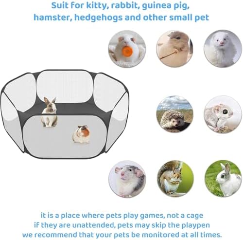 Amakunft 2 in 1 Small Animal Playpen - Image 5
