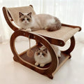 Sisal Cat Scratcher Chair, Elevated Cat Lounge Beds by Unknown