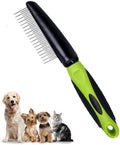 Dog Comb for Shedding & Dematting, Rotating Pins, 8.7 in by DSKRUI