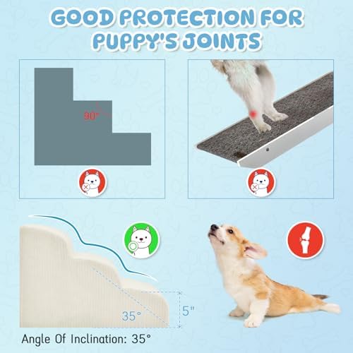 Mesa Lemon 2 Step Dog Stairs Pet Ramp - Image 4