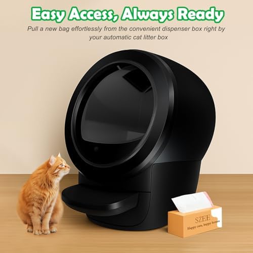 SZEE 60 Count Automatic Cat Litter Box Bags Fit - Image 7