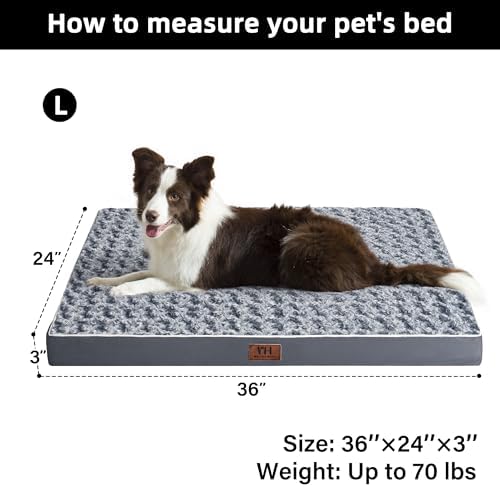 WESTERN HOME WH Orthopedic Dog Beds Large Sized Dog Washable Pet Bed - Image 6