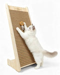 L-Shaped Cork Cat Scratcher, Vertical Scratching Post by RZPTL