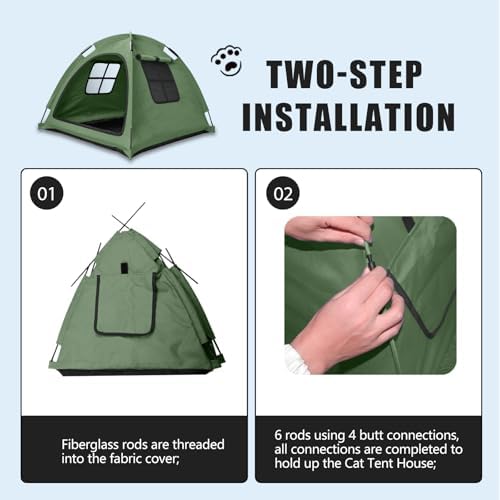 Anti-Anxiety Open Pet Tent for Cats & Dogs, Calming Hideaway - Image 6