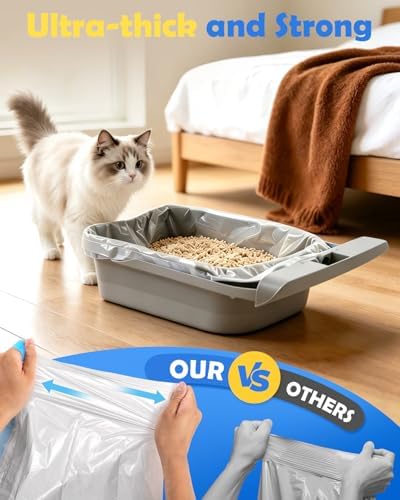 60 Count 27"x13" Cat Litter Bags Compatible - Image 5