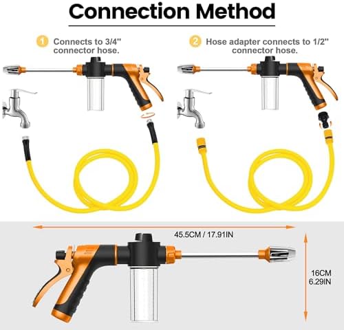 High Pressure Garden hose Nozzle, Hose Sprayer - Image 6