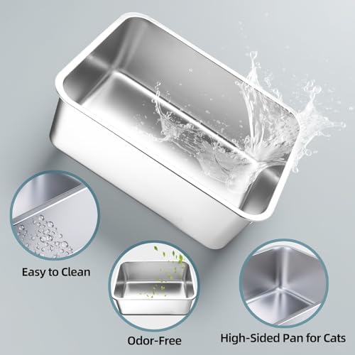 Stainless Steel Cat Litter Box - Image 3