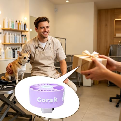 Personalized 3D Printed Pet Grooming Organizer, Rotating Holder - Image 6