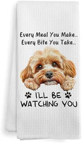 Funny Cavapoo Dog Kitchen Towels Accessories Ornament Decor, Cavapoo Dog Mom by XNXLDYLH