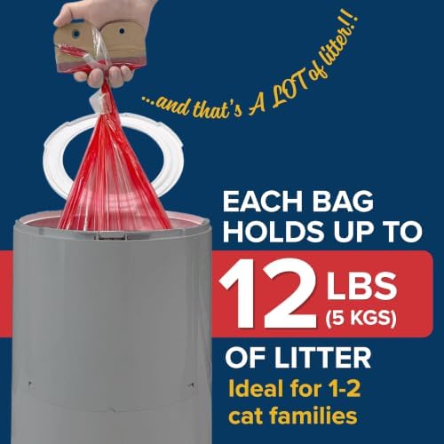 Red Rocket Kitty Twist'R Plus Cat Litter Disposal System, Litter Trash Can - Image 5