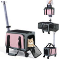3-Sided Expandable Rolling Pet Carrier by Unknown