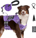 No Pull Tactical Dog Harness for Large Dogs, Service Dog Vest by Yungaspy