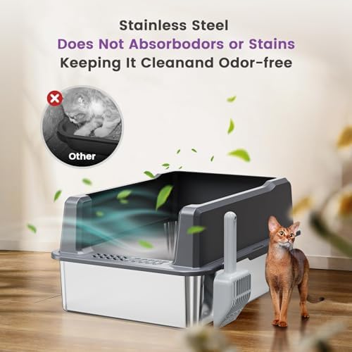 XXL Stainless Steel Litter Box - Image 5
