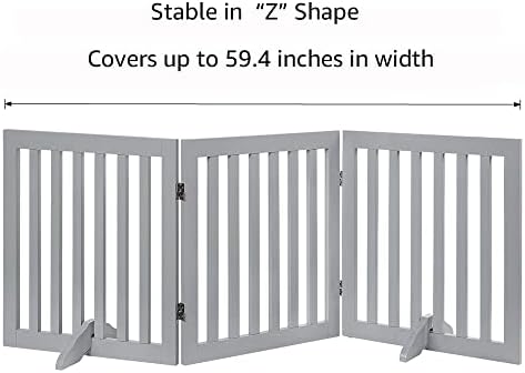 unipaws 24”H Free Standing Pet Gate - Image 5