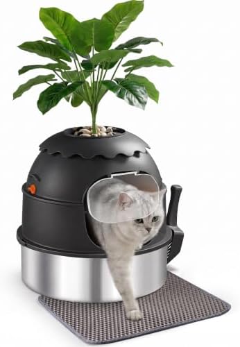 Hidden Litter Box, Stainless Steel Litter Box by MuseMiraBetterLivingStarts