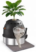 Hidden Litter Box, Stainless Steel Litter Box by MuseMiraBetterLivingStarts