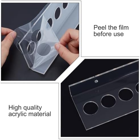 2PCS Long Scissor Holder Acrylic Wall Mounted Shear Holder - Image 4